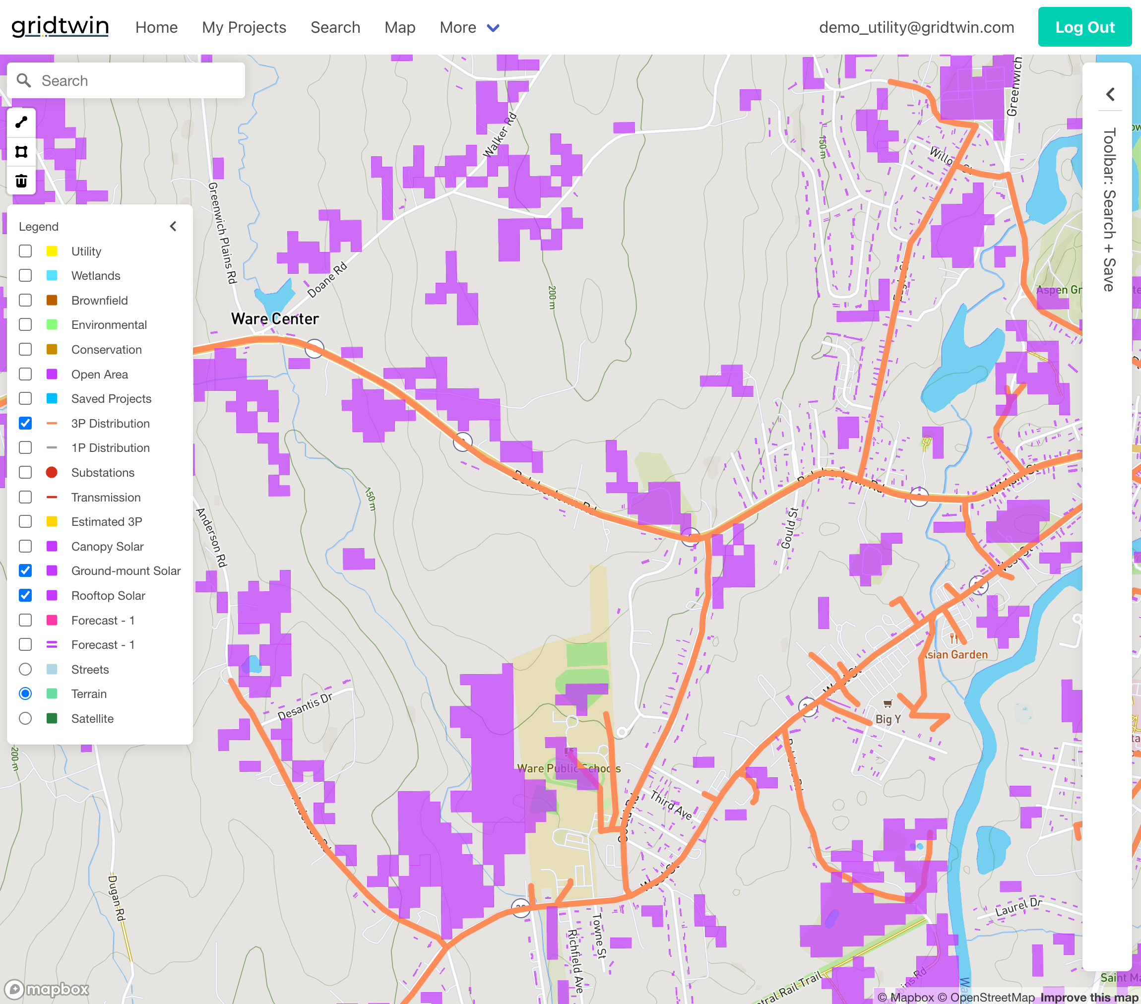 Building custom datasets of potential DER projects